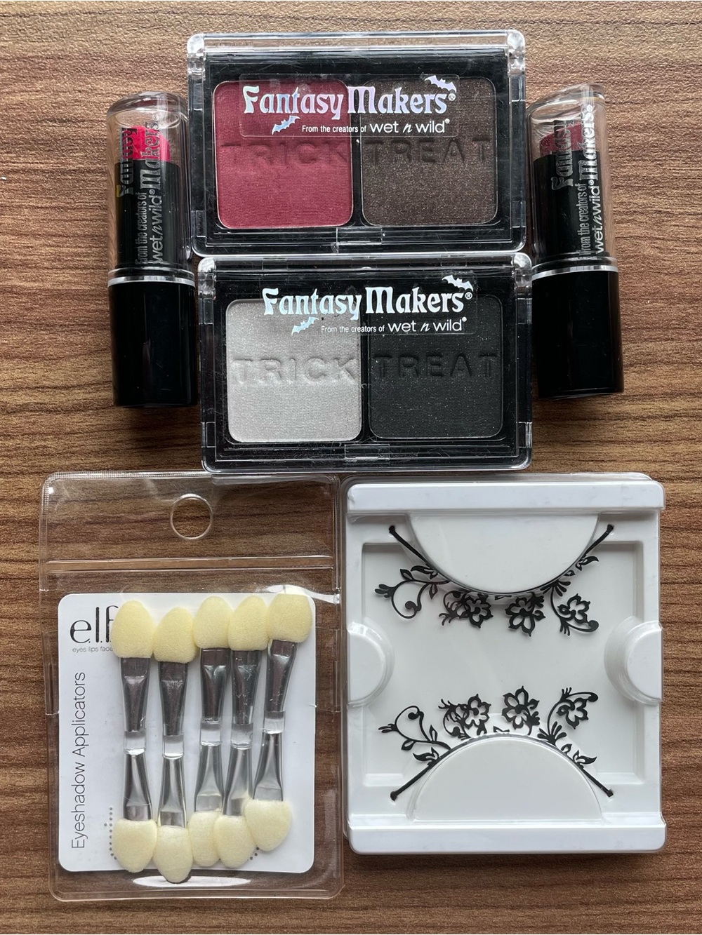 Pristine VINTAGE Wet n Wild Fantasy Makers Deadstock Halloween Makeup Set Lot